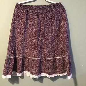 Ecco Bay Floral Skirt Size M
